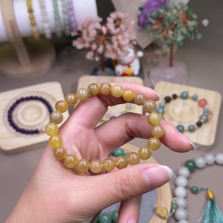 石英质玉合金手链