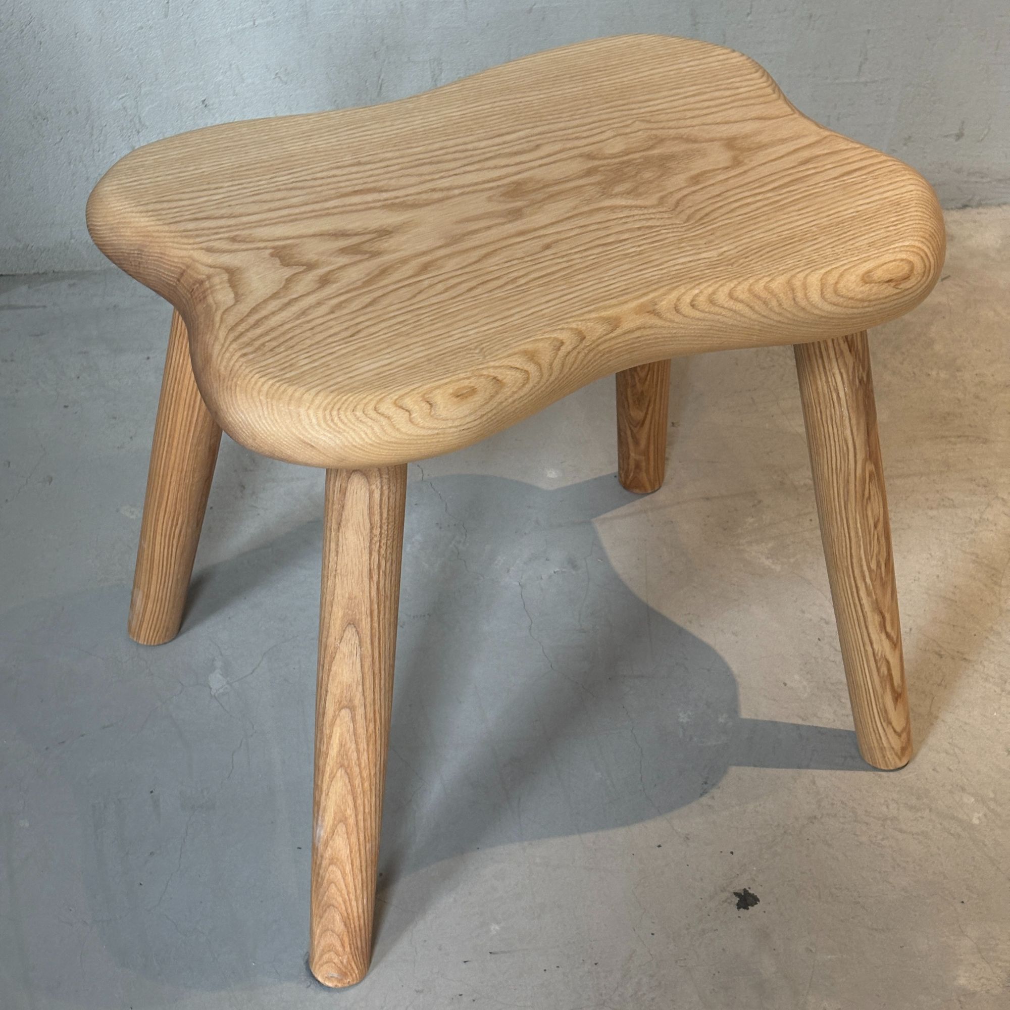 云朵凳凳餐椅板凳凳子圆凳客厅原木色矮凳木板北欧透明家用手工