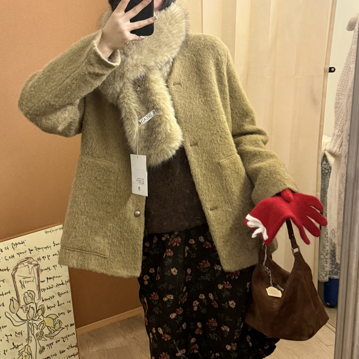 小韩泡菜蛋家保暖冬款梳立外套
