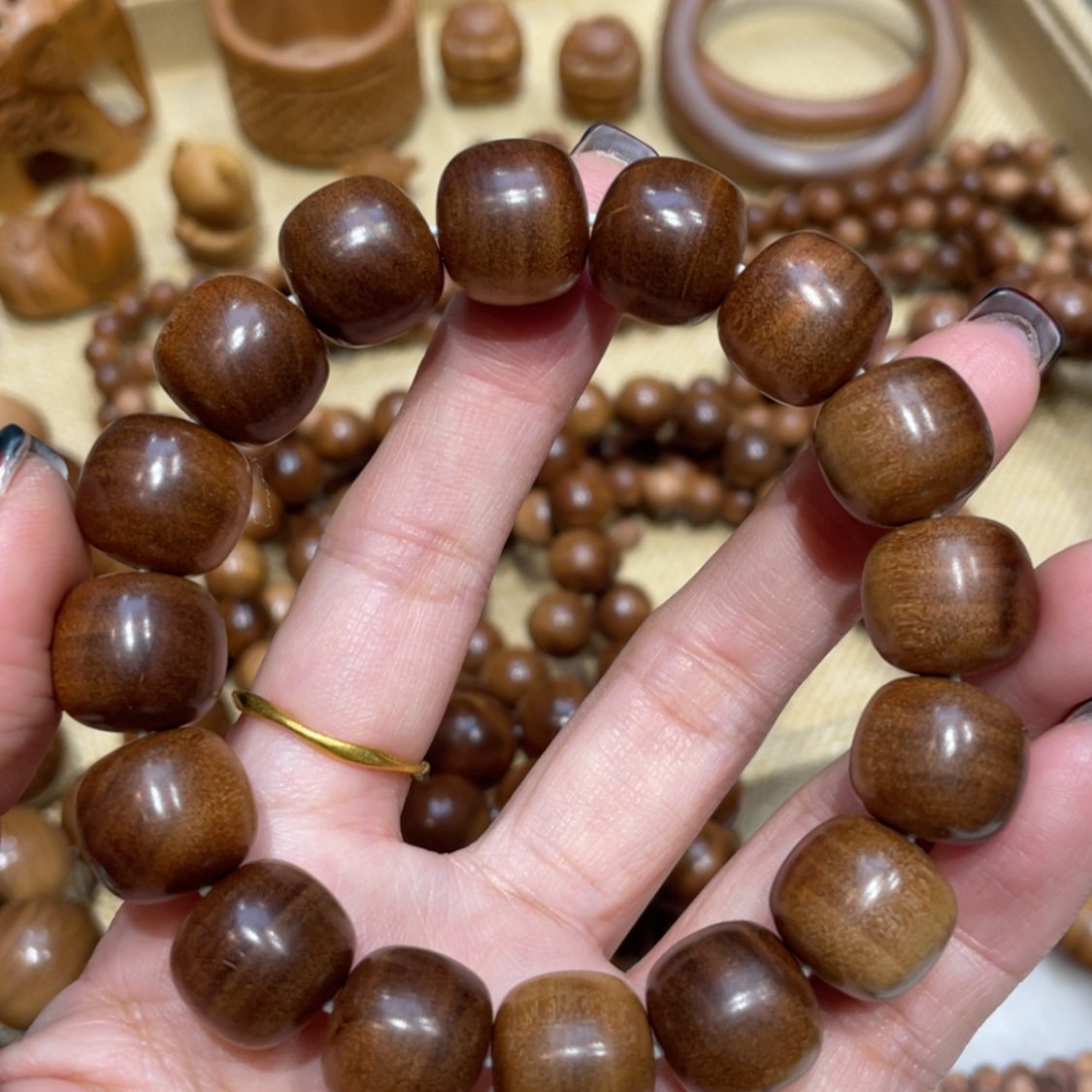 【闪购商品】檀香木手串/手链渡****渡13×14瑕疵