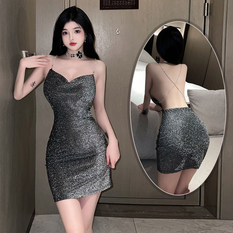 9097风情万种的裙子成熟御姐系女装夜店风长裙礼服