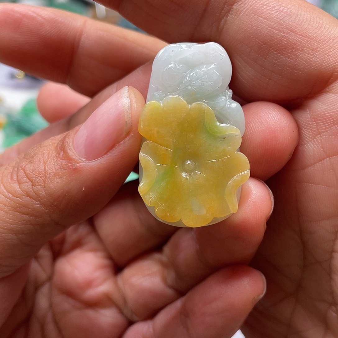 颈饰未镶嵌翡翠翡玉缘翡翠