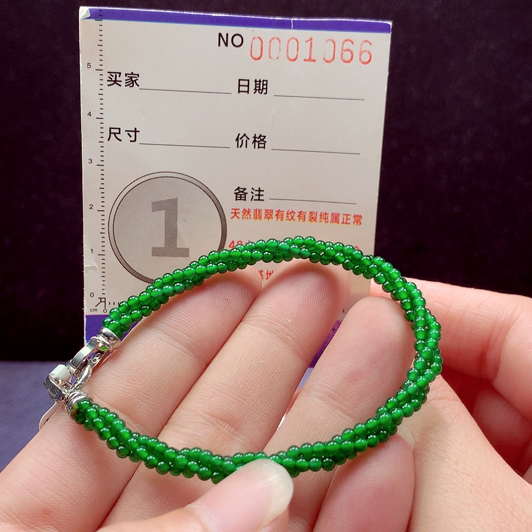 未镶嵌手链翡翠手链