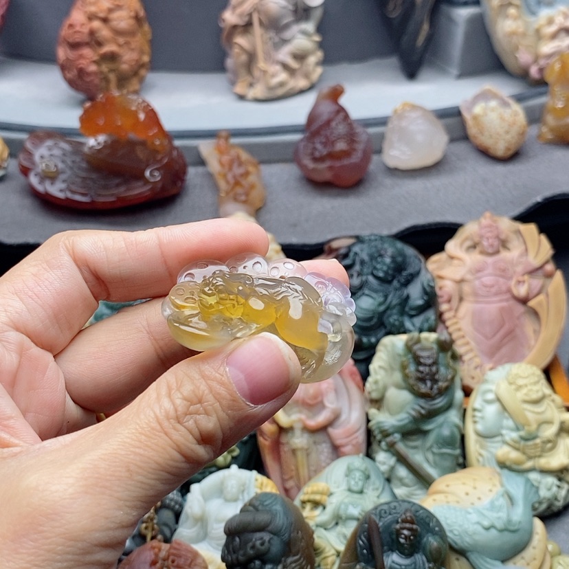 【闪购商品】未镶嵌吊坠定制玛瑙