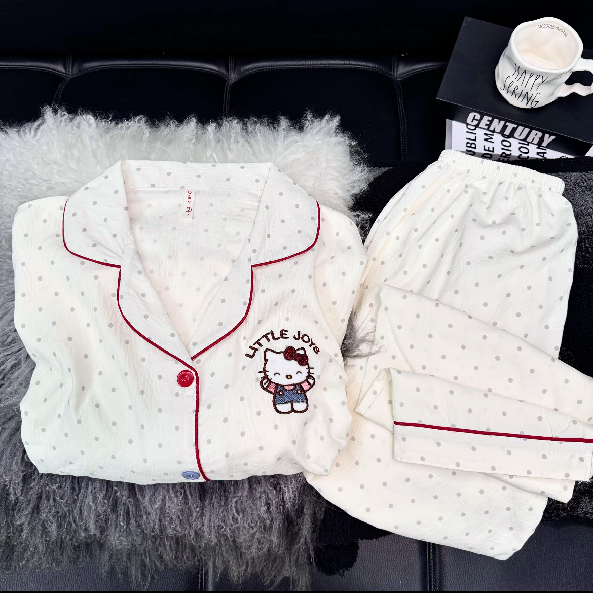 【长袖云朵绵多款可选】春秋季睡衣女两件套家居服新品卡通睡衣套装