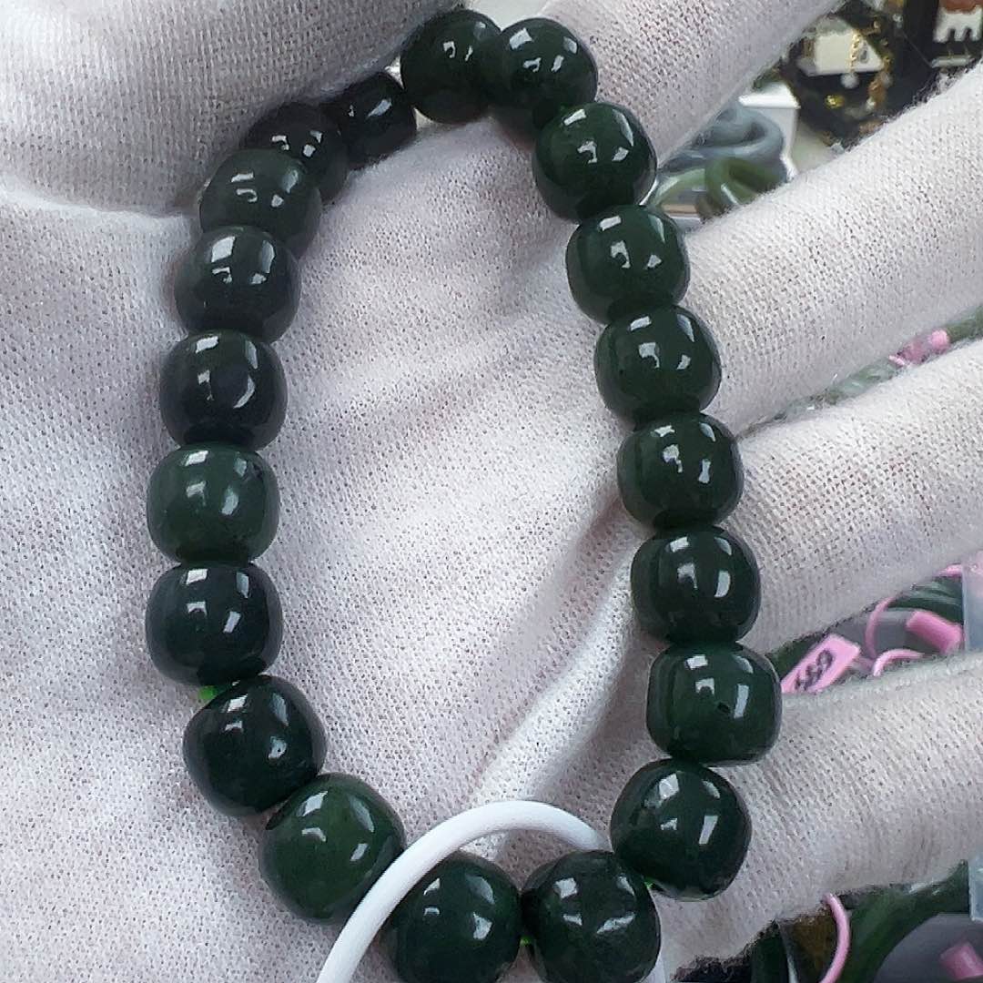 和田玉串珠未镶嵌