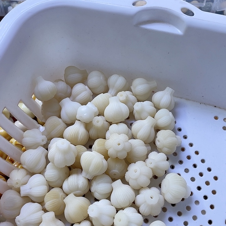 白玉菩提吊坠精品大蒜十颗