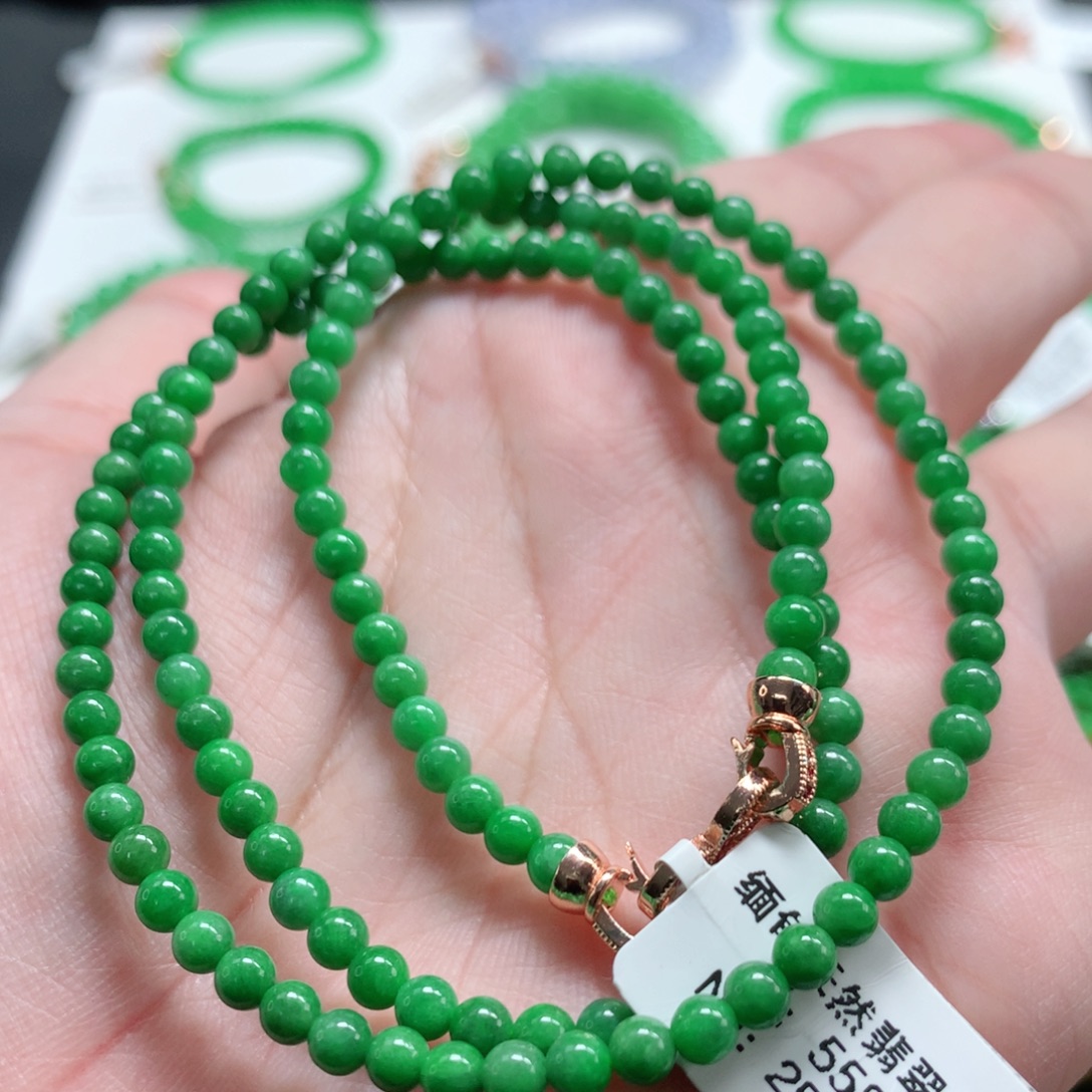 翡翠未镶嵌手链翡翠