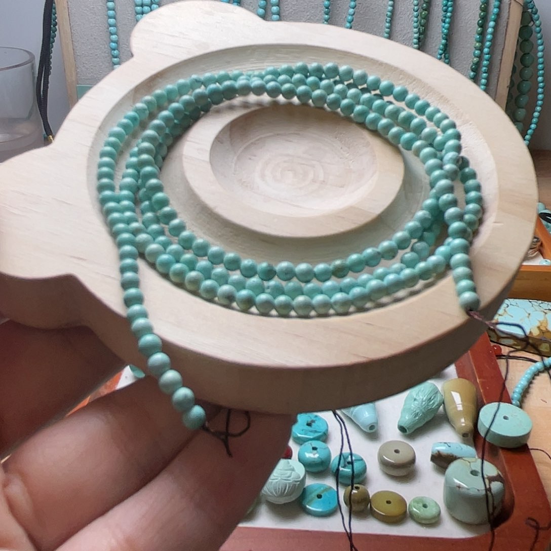 绿松石手串未镶嵌