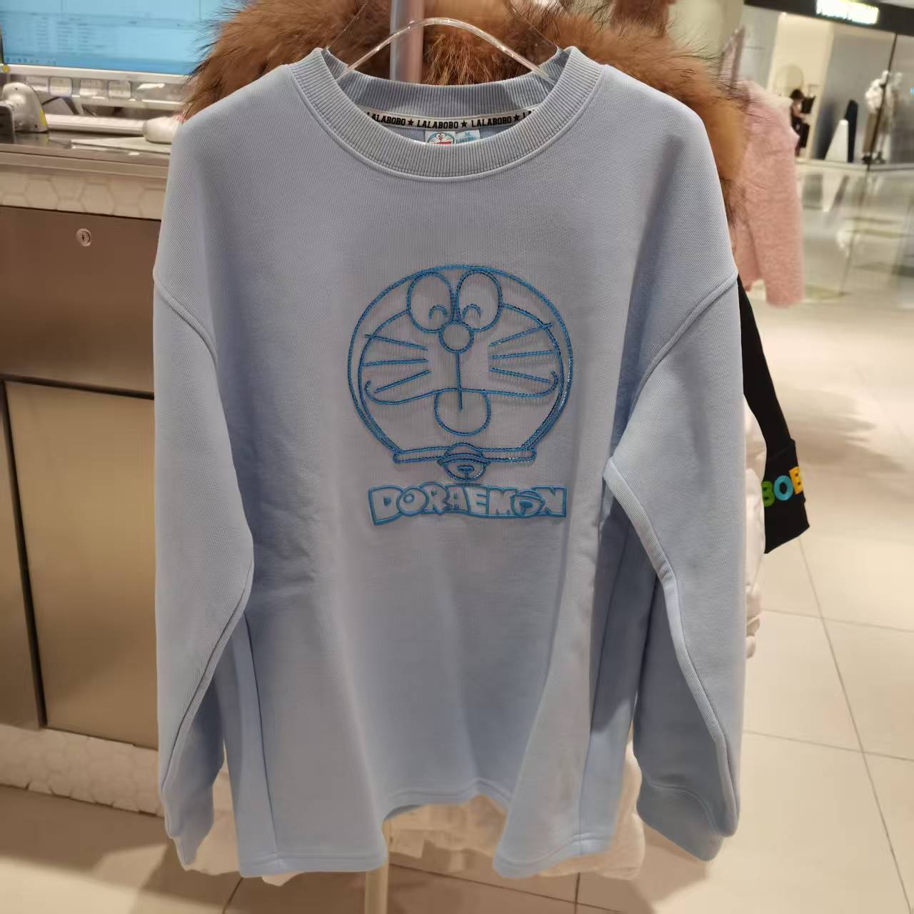 武汉（微瑕不退不换）哆啦A梦图案长袖女装卫衣ABCD-WSDT14