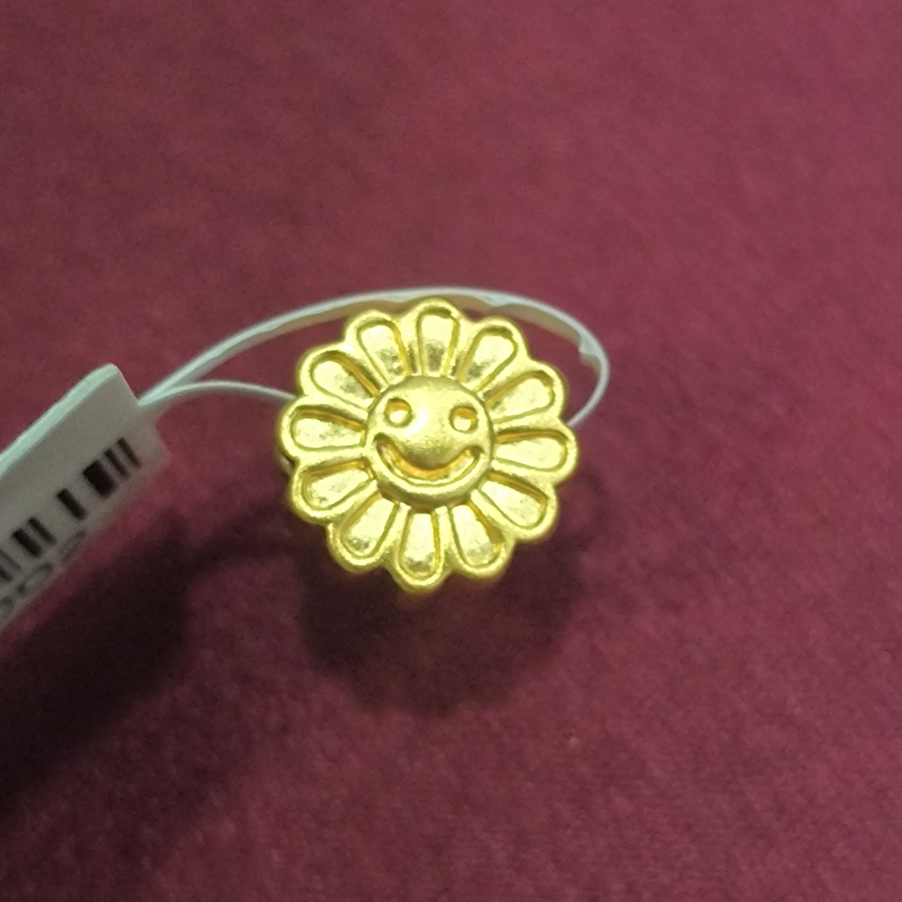 【思思专享】足金999 太阳花 ZP 0.28 纳金添喜