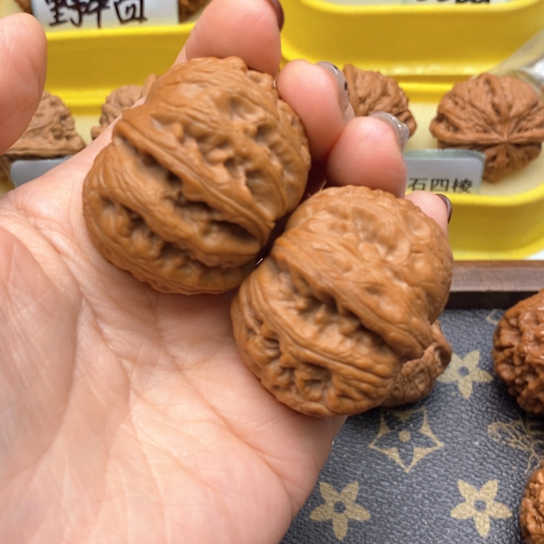 追***游文玩核桃把件123号球宝