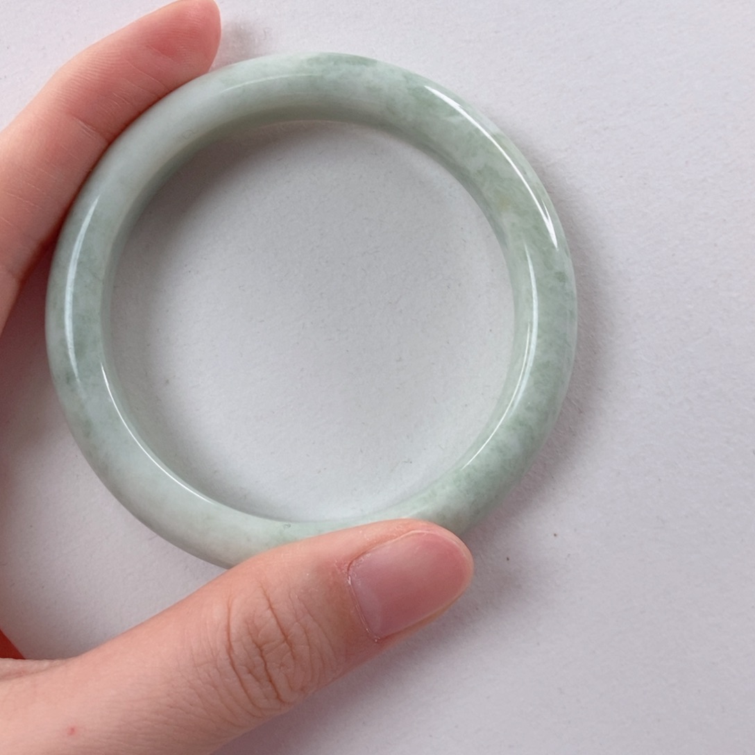 蓝田玉（蛇纹石化大理石玉）手镯未镶嵌@**汐