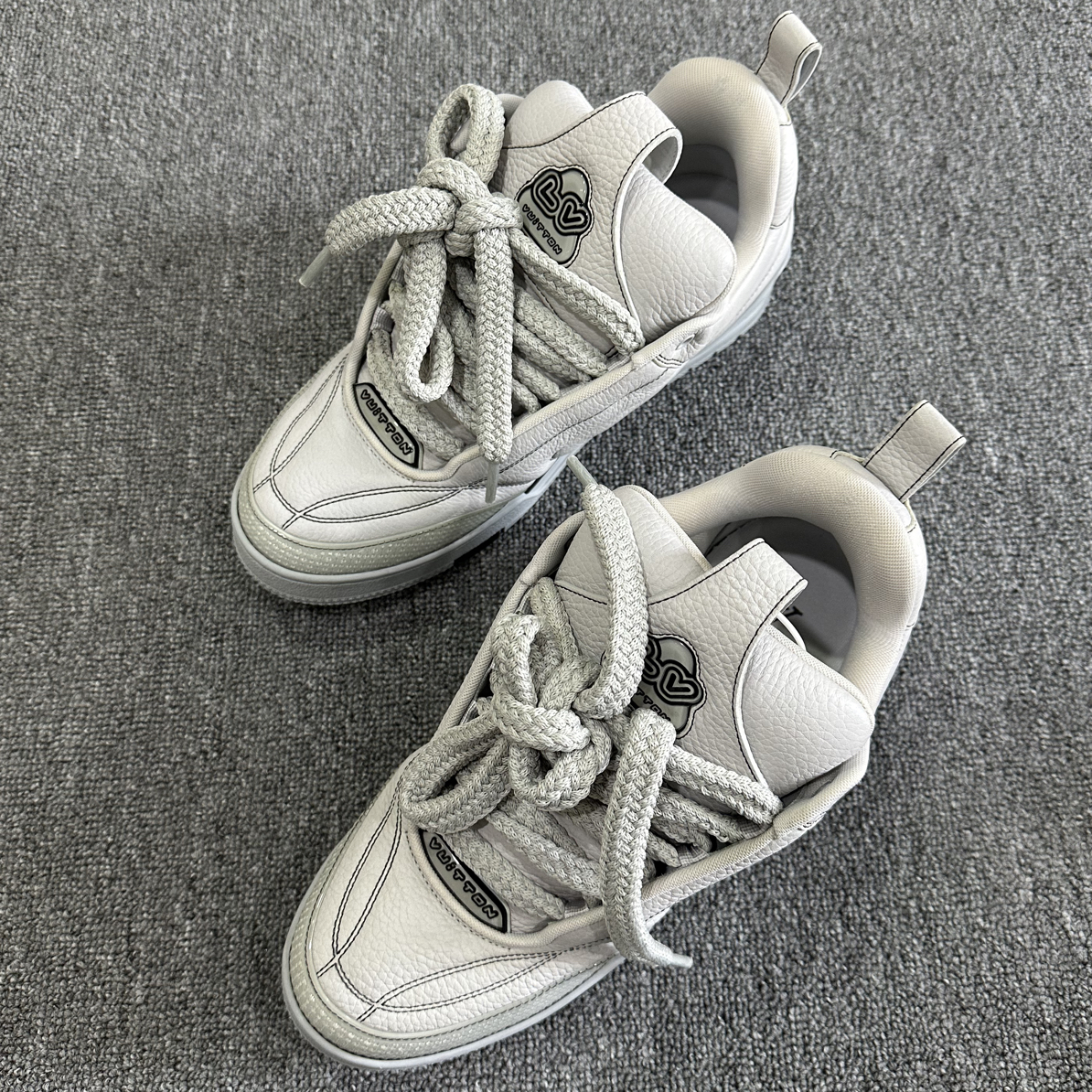 99新 LouisVuitton/路易威登 skate 灰色休闲鞋 42.5 