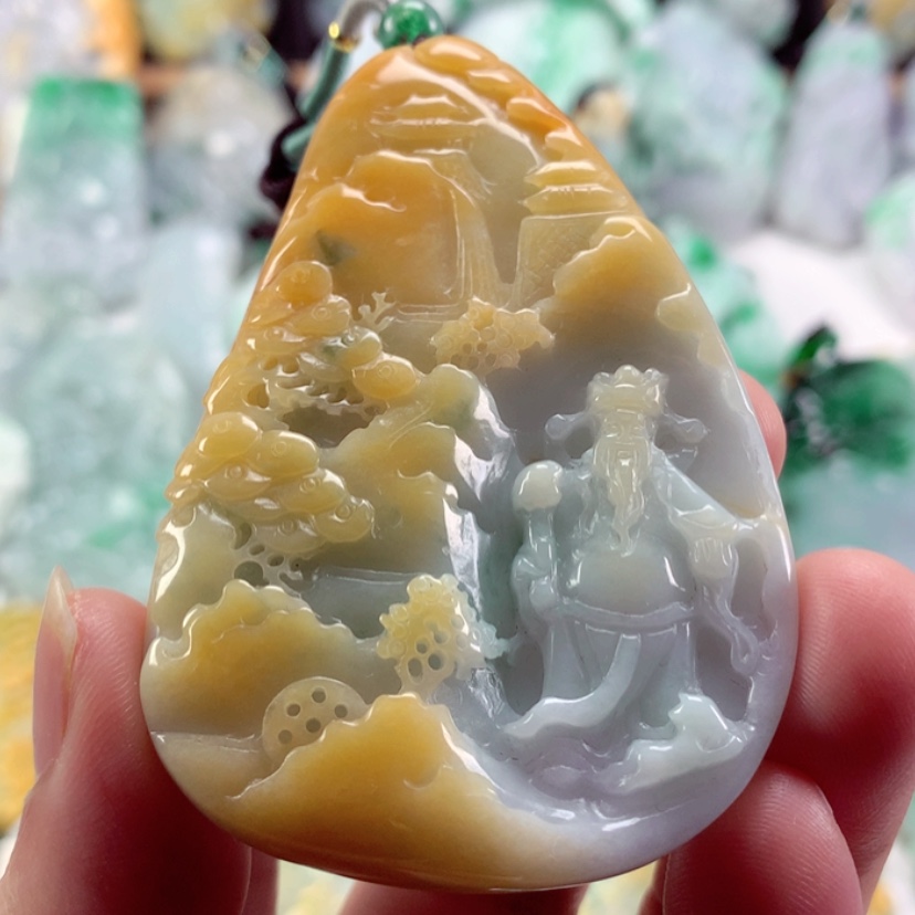 【闪购商品】翡翠吊坠(不含链)未镶嵌
