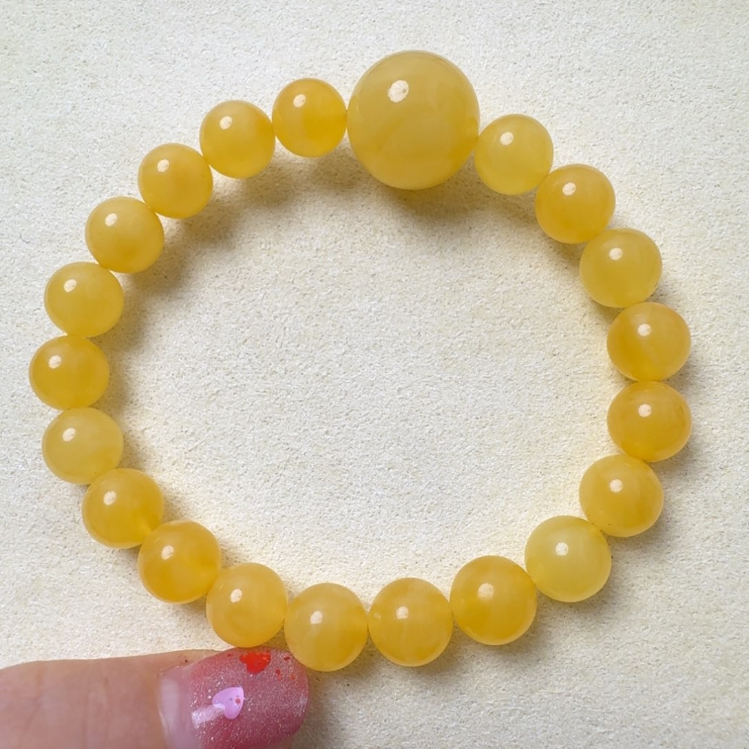 蜜蜡吊坠(赠链)未镶嵌8.5mm