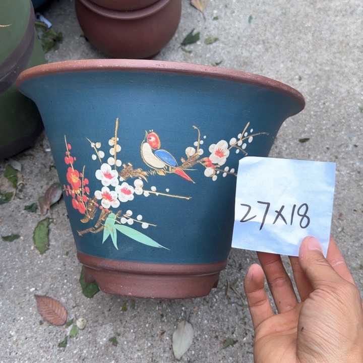 紫砂花盆特价清仓