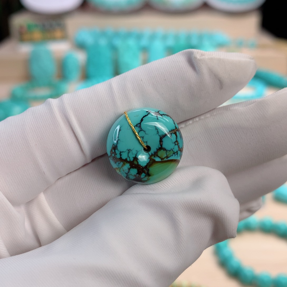 绿松石挂件未镶嵌