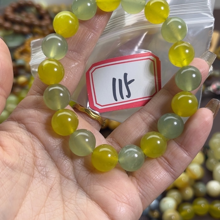 *****蛇纹石玉未镶嵌手链