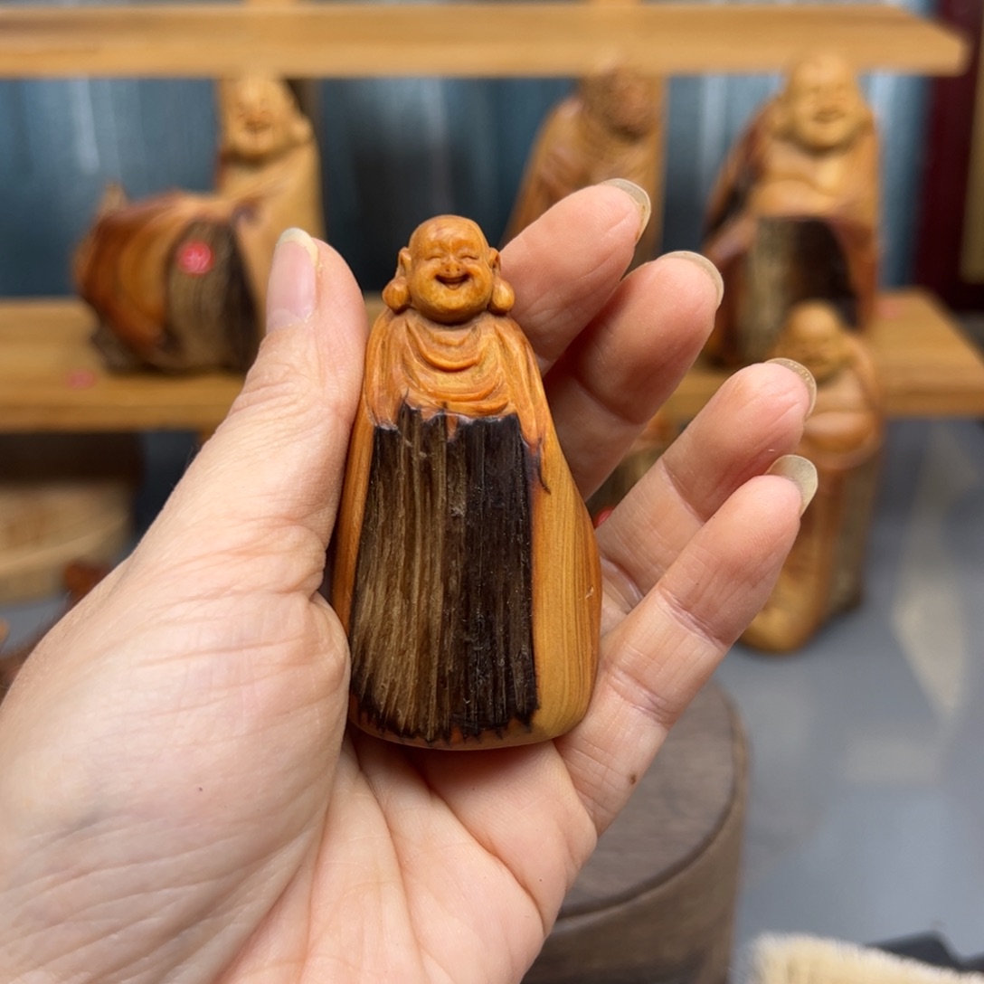 柏木崖柏木摆件手把件80