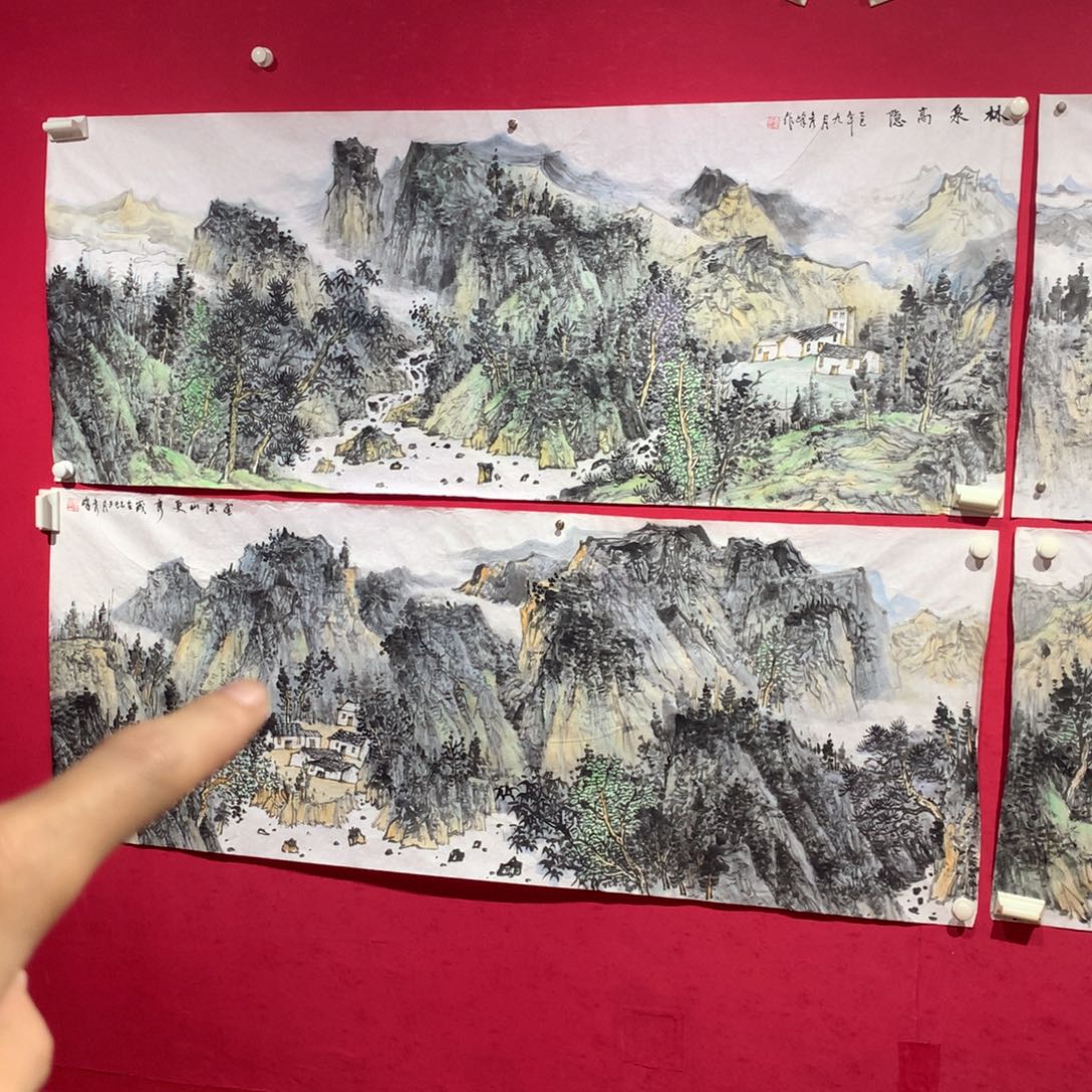 姬***法国画曹彦峰老师作品