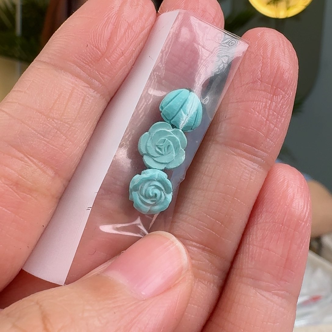 绿松石珠宝奇石未镶嵌艺*洋