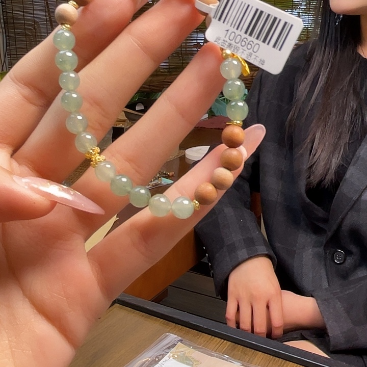 翡翠未镶嵌手链手串