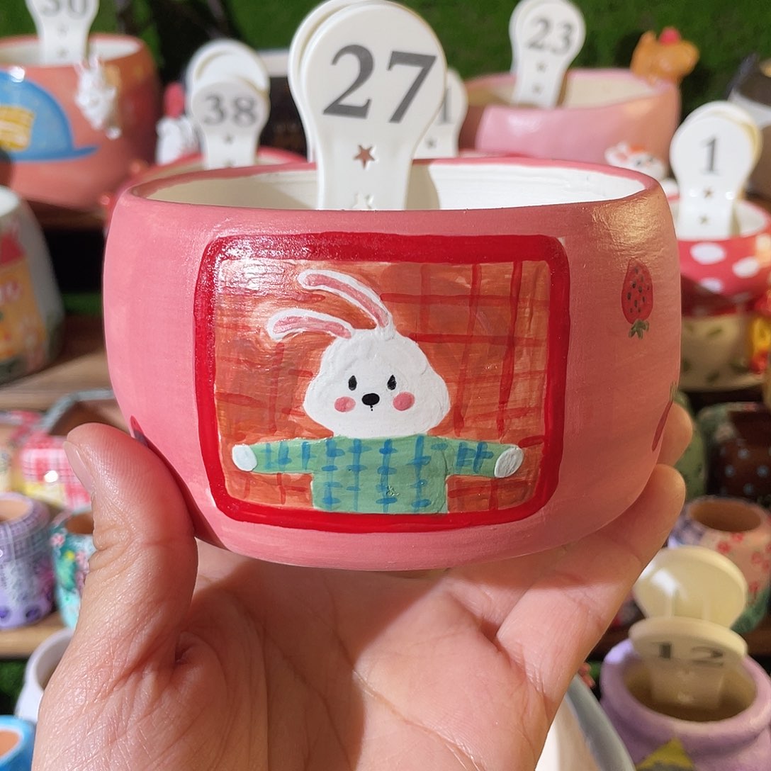 红陶27……手工手绘