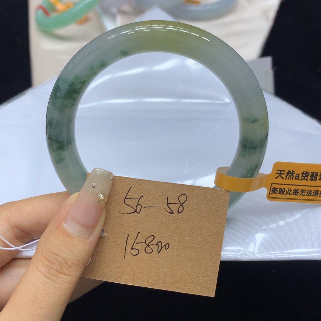 翡翠未镶嵌手镯天然翡翠