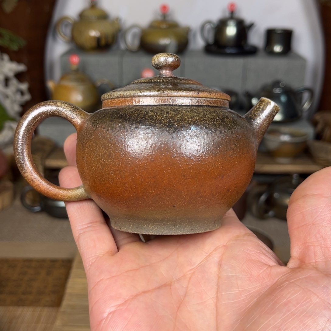 壶建水紫陶粗白泥一壶一杯170c c