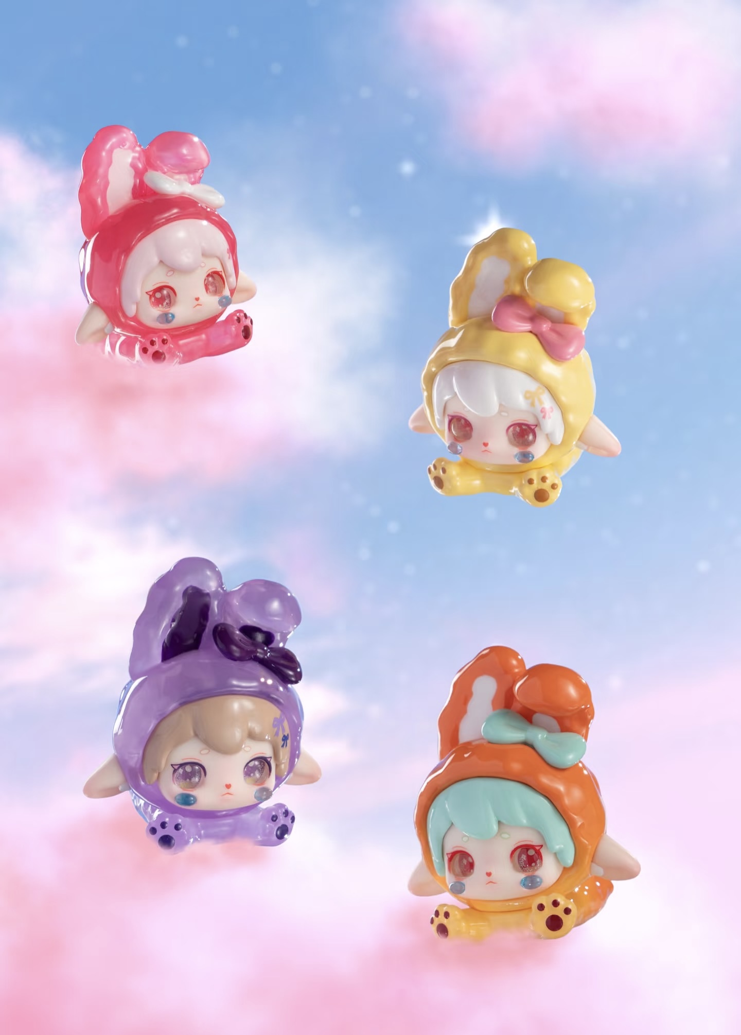 【拆盒】哈喽小免盲盒可爱摆件