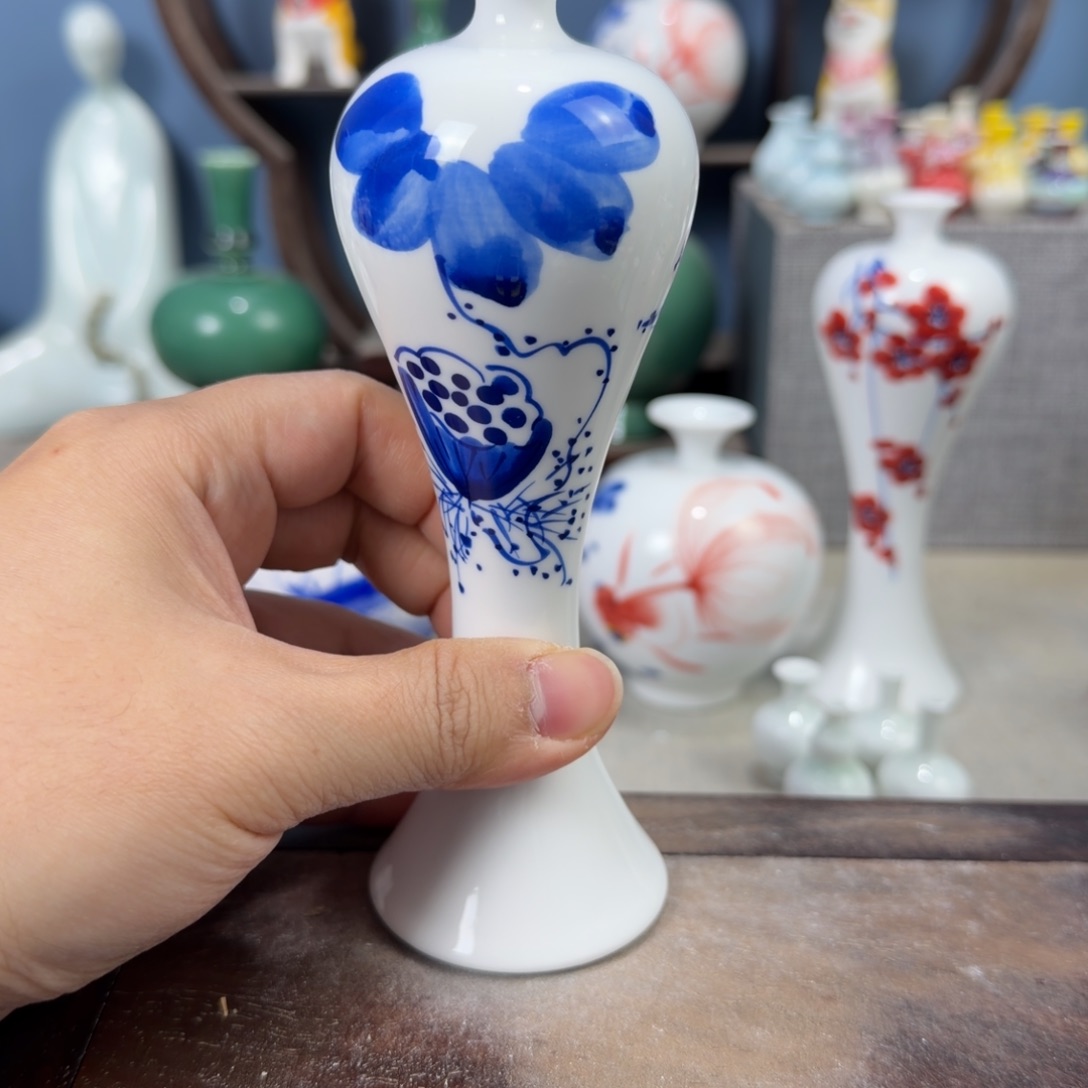 陶瓷手工小花器摆件