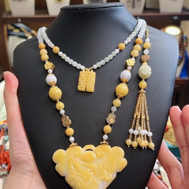 翡翠项链未镶嵌项链