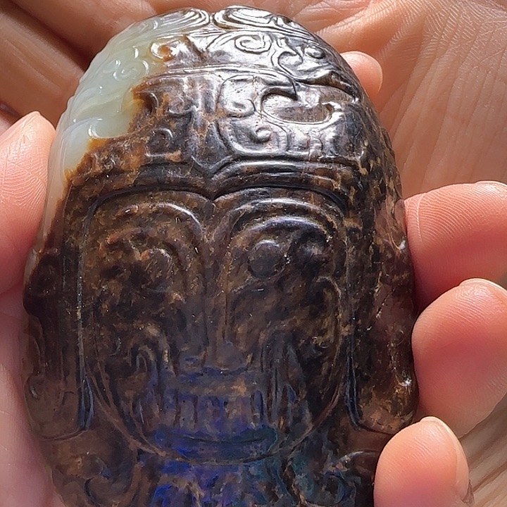 和田玉车挂未镶嵌꧁****