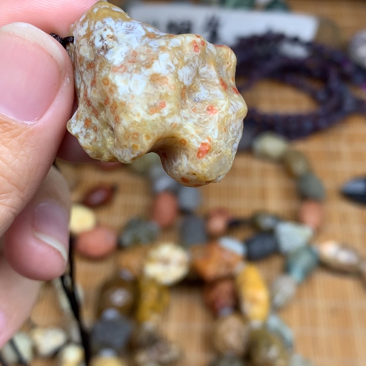 玛瑙/玉髓珠宝半成品未镶嵌青*