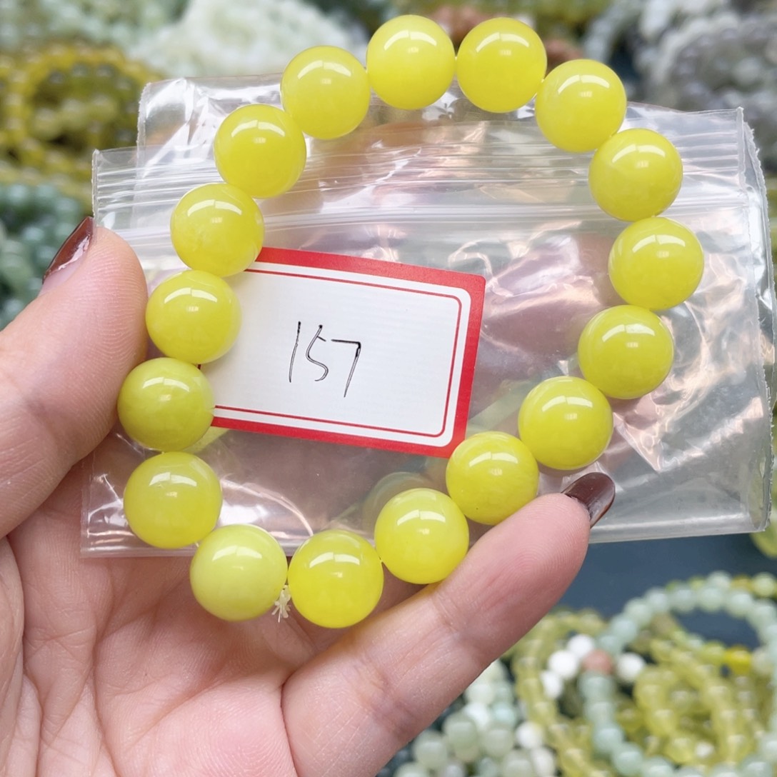 未镶嵌蛇纹石玉手串