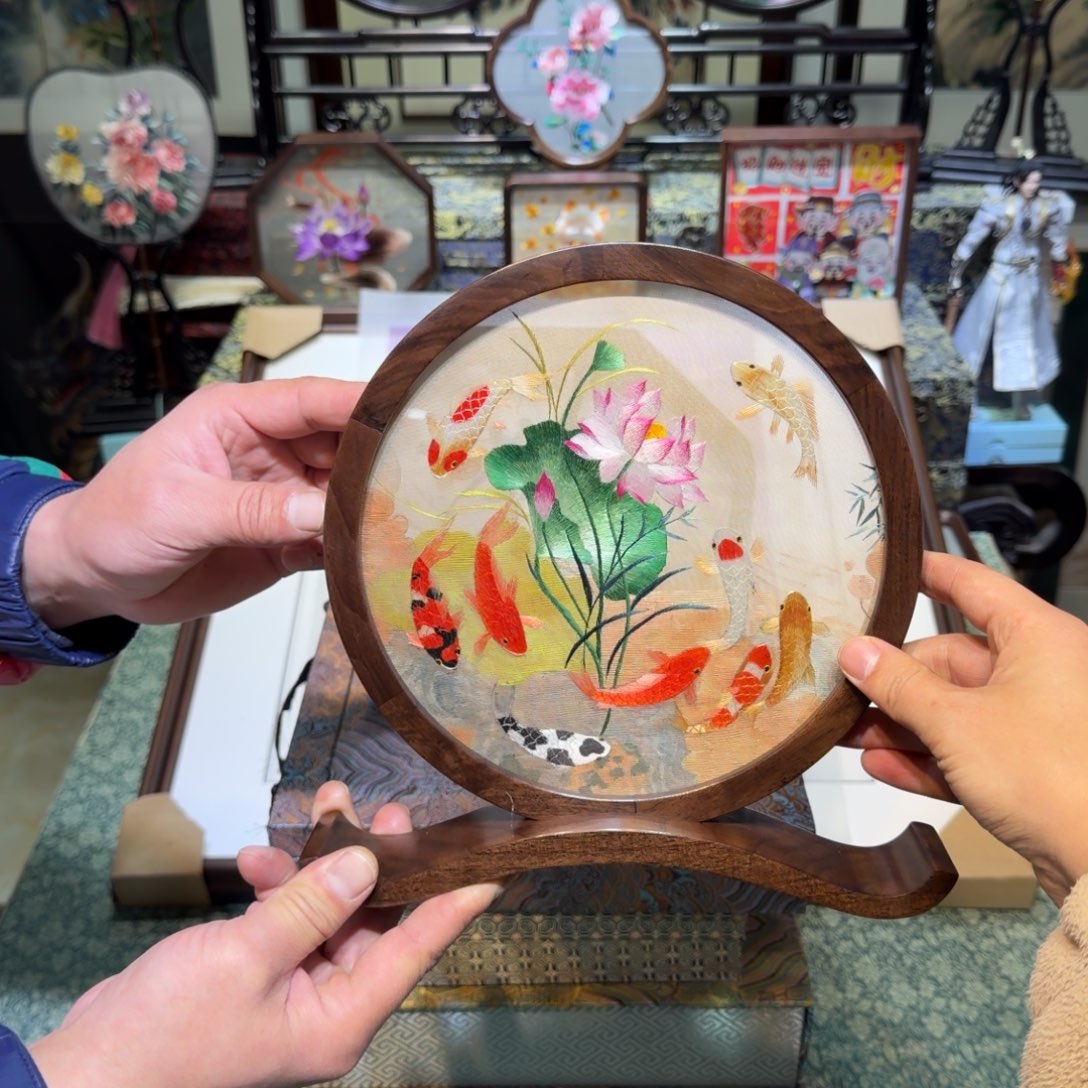 迷***人刺绣手工苏绣工艺