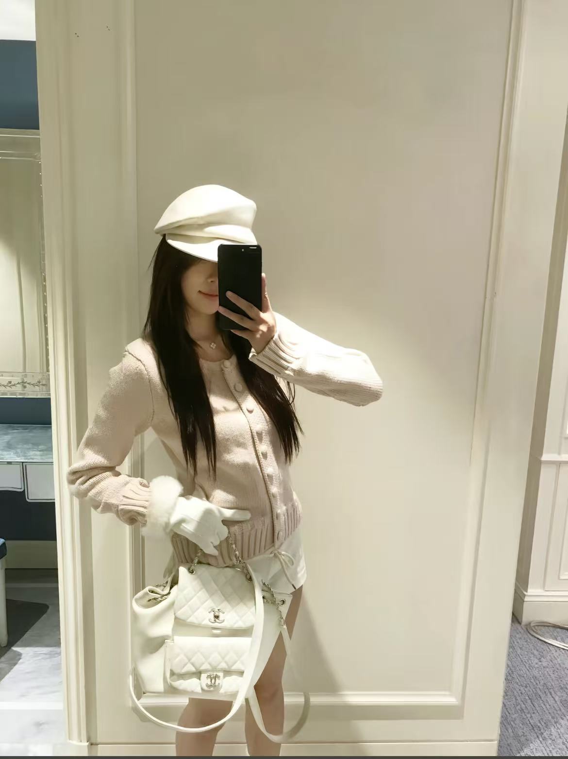 尹千金J【温润蔷薇】针织开衫秋冬穿搭温柔风羊毛混纺上衣女S257473