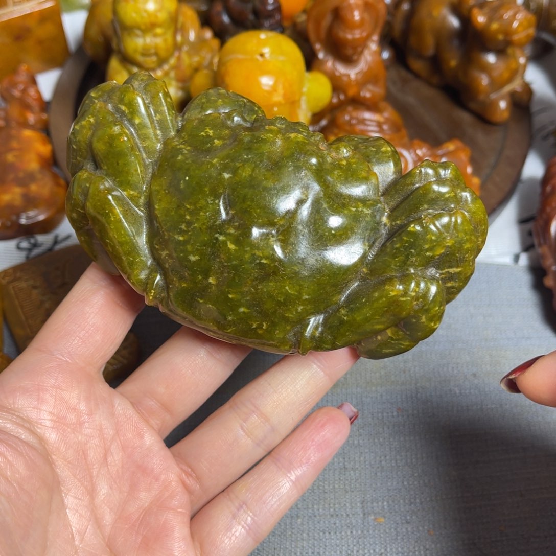 蛇纹石玉合金颈饰