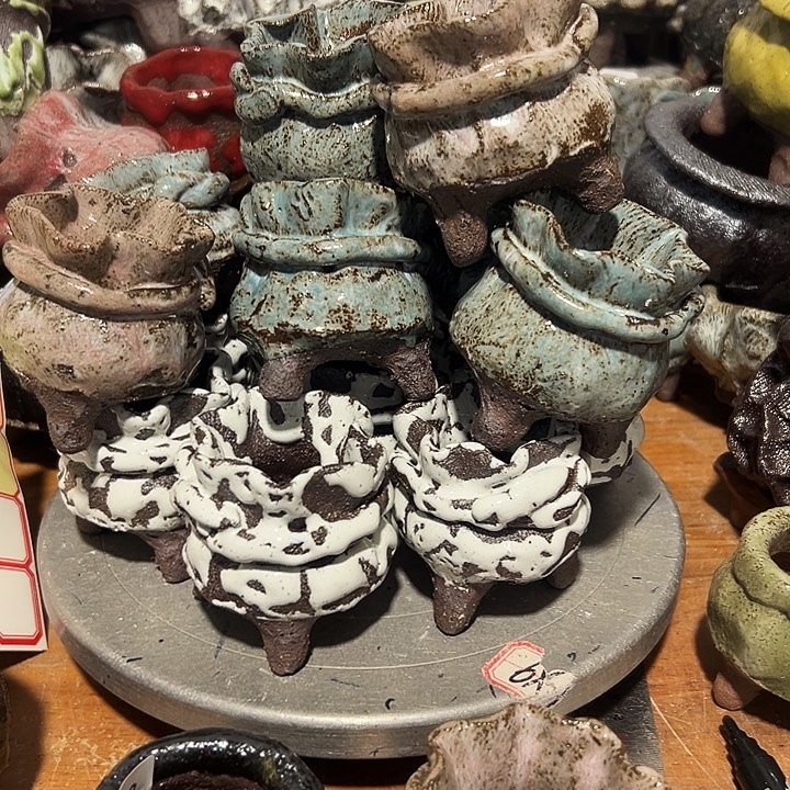 上***咩粗陶花盆制作就这样的支持