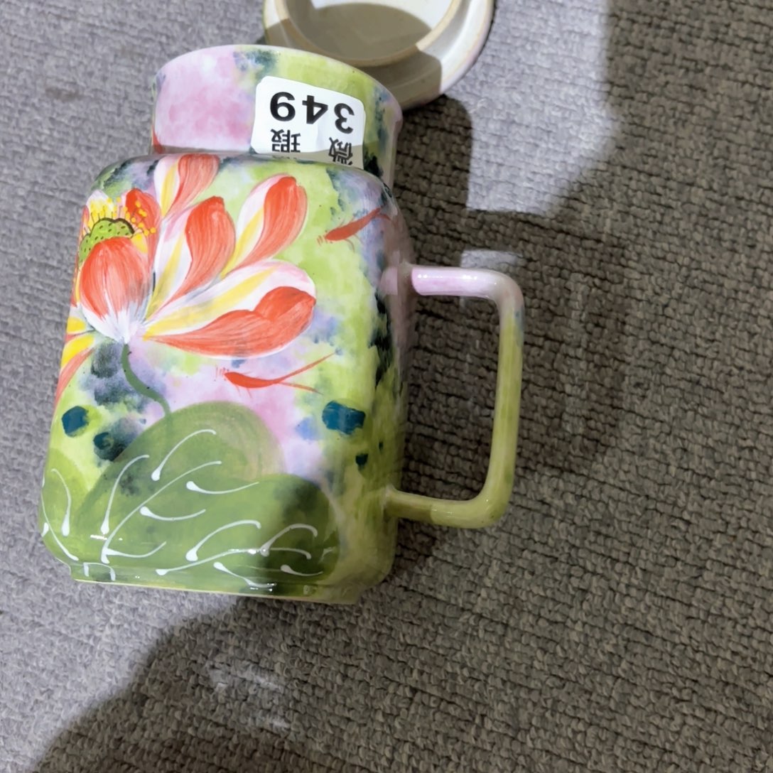 景德镇手绘高温釉下彩陶瓷茶具