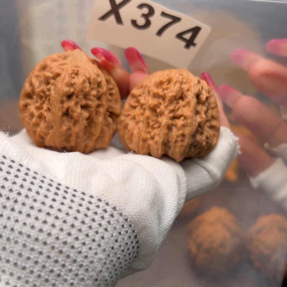 文玩核桃把件41.5左右平谷凹底x 374