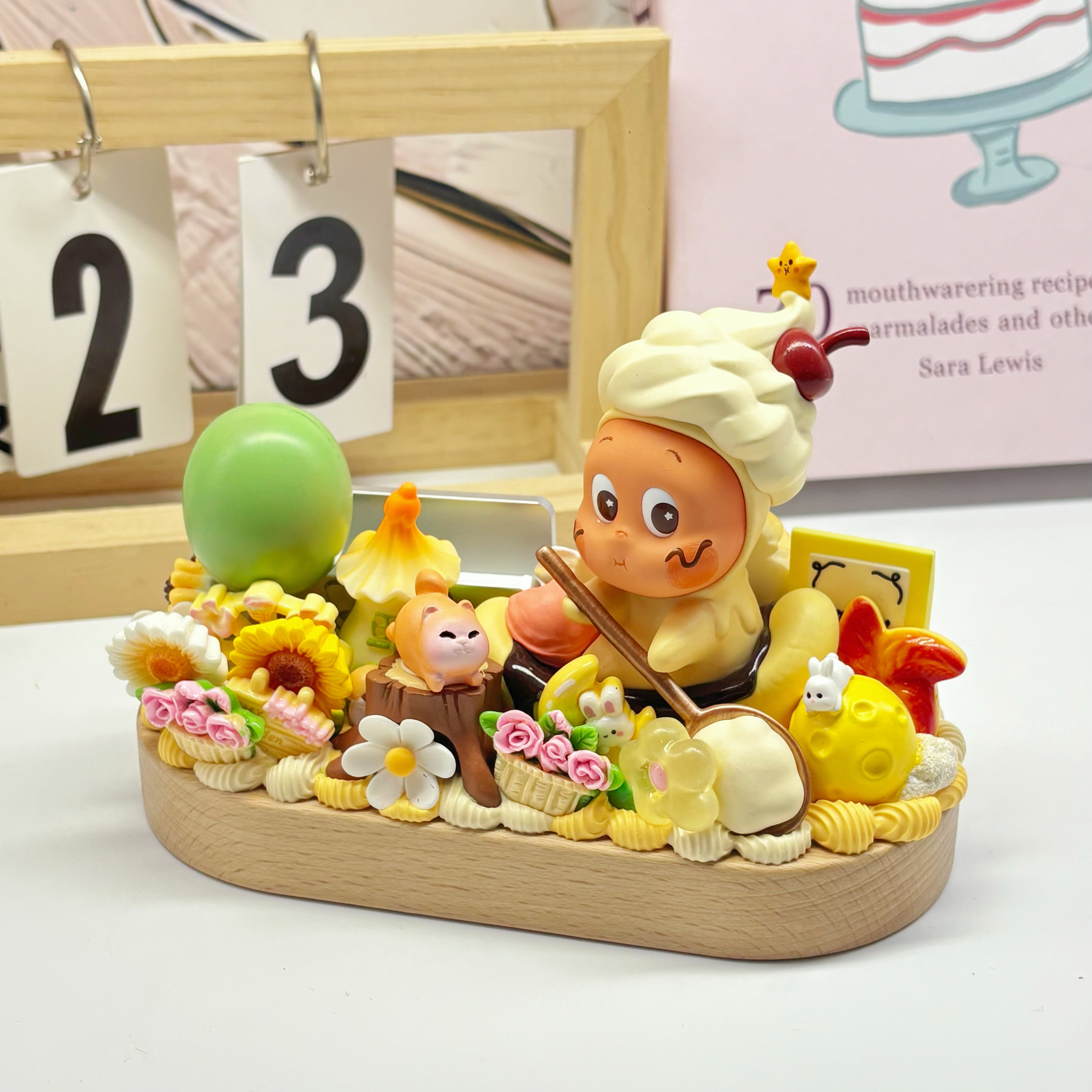 福福【大娃招吉停车牌】手工DIY 创意潮玩摆件