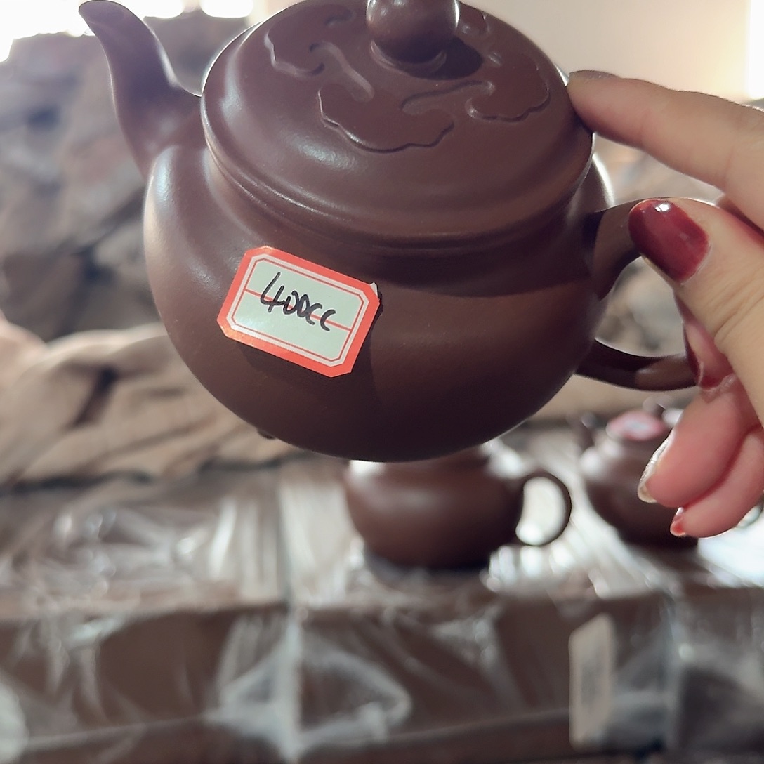 紫砂茶壶黄龙山原矿底槽青400