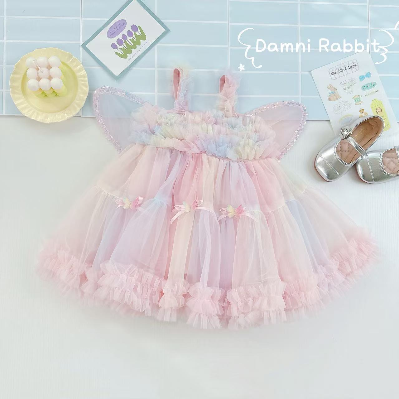 「Dannirabbit」【花仙子】夏款&多巴胺女童汉服裙子【X-9321】