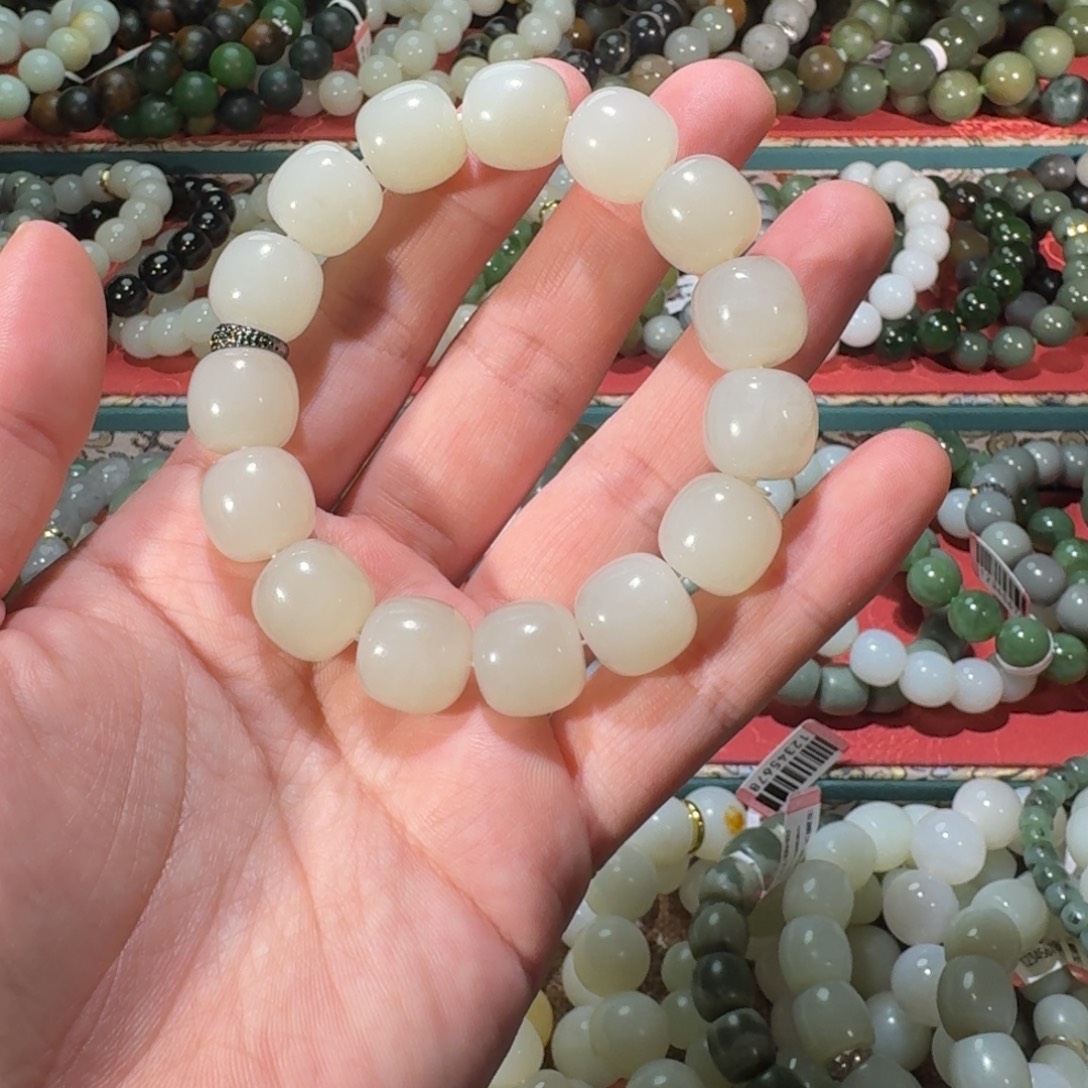 和田玉未镶嵌手链