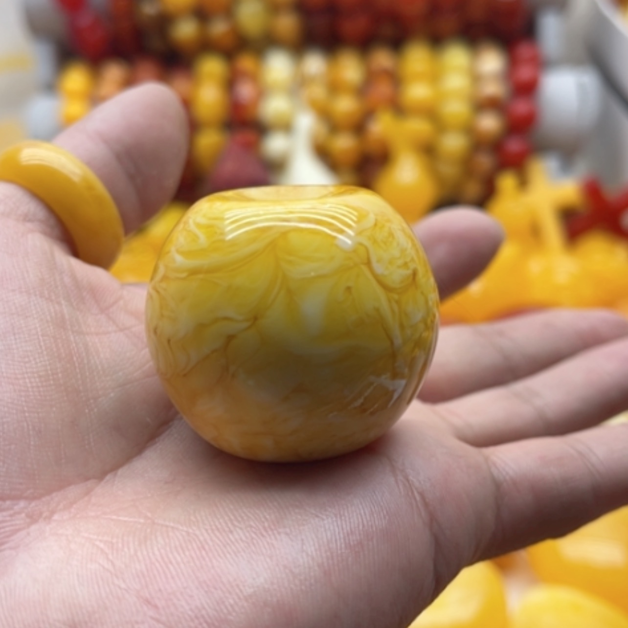 【闪购商品】蜜蜡颈饰未镶嵌蜜蜡桶珠