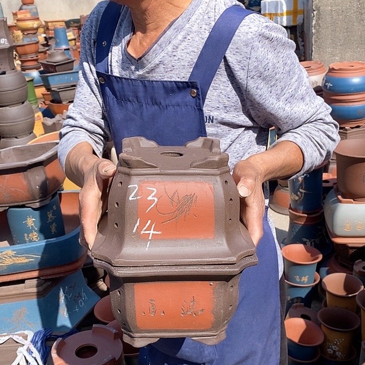 紫砂花盆紫砂花盆