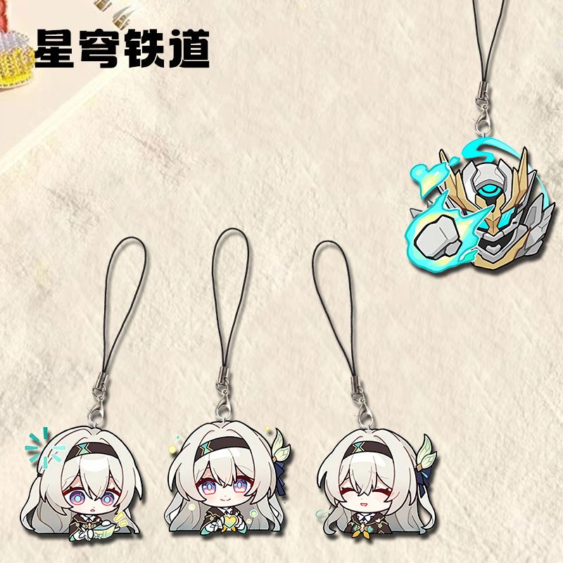 崩坏星穹铁道手机链周边流萤萨姆挂绳书包挂件装饰漫展集邮必备
