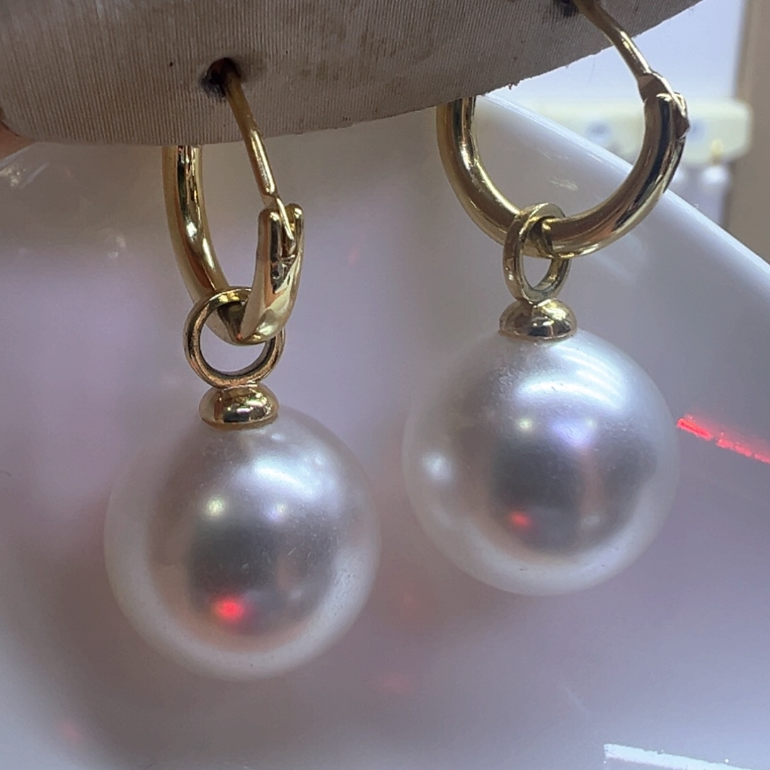 未镶嵌淡水珍珠耳饰